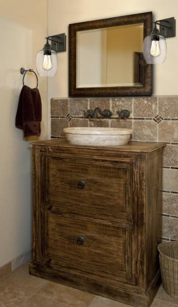 Eldon One-Light Indoor Wall Fixture, Oil Rubbed Bronze Finish with Highlights