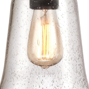 Brynn One-Light Outdoor Pendant, Oil Rubbed Bronze Finish with Highlights