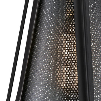 Beatrix One-Light Outdoor Wall Fixture, Matte Brushed Gun Metal Finish