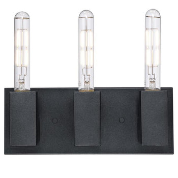 Skybridge Three-Light Dimmable LED Indoor Wall Fixture, Iron Finish