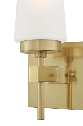Chaddsford One-Light Indoor Wall Fixture, Champagne Brass Finish