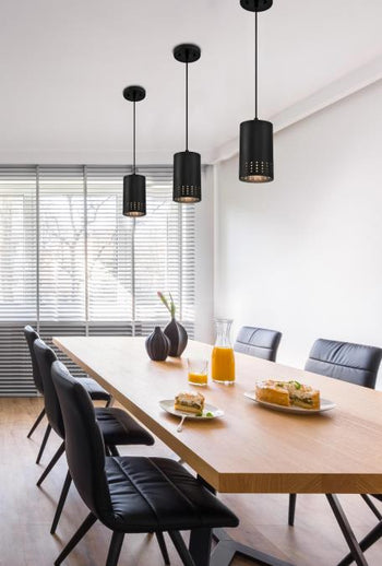 Phelps One-Light Indoor Mini Pendant, Matte Black Finish
