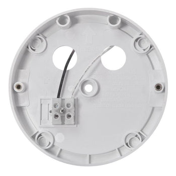 Two-Light 18W LED Outdoor Security Light Wall Fixture with Motion Sensor, White Finish