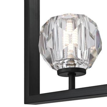Zoa One-Light LED Indoor Pendant, Matte Brushed Gun Metal Finish