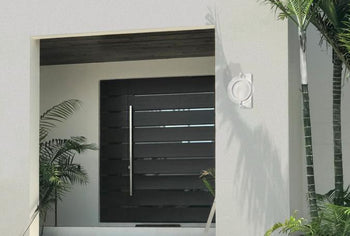 Maddox One-Light Dimmable LED Indoor/Outdoor Wall Fixture, Matte White Finish