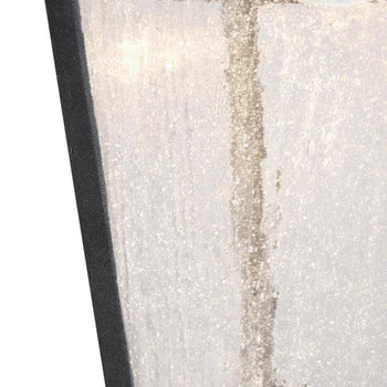 One-Light ENERGY STAR LED Dimmable Outdoor Wall Fixture, Black Finish