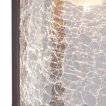 One-Light Dimmable LED Outdoor Wall Fixture, Oil Rubbed Bronze Finish