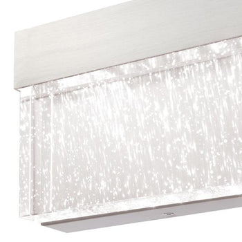 Cava II One-Light 20-Watt LED Indoor Wall Fixture, Brushed Nickel Finish