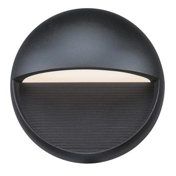 Winslett One-Light Dimmable LED Outdoor Wall Fixture, Textured Black Finish, Dark Sky Friendly
