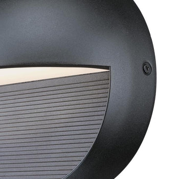 Winslett One-Light Dimmable LED Outdoor Wall Fixture, Textured Black Finish, Dark Sky Friendly