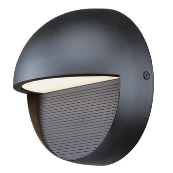 Winslett One-Light Dimmable LED Outdoor Wall Fixture, Textured Black Finish, Dark Sky Friendly