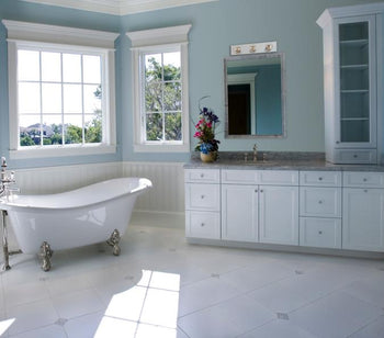 Three-Light Interior Bath Bar, Chrome Finish