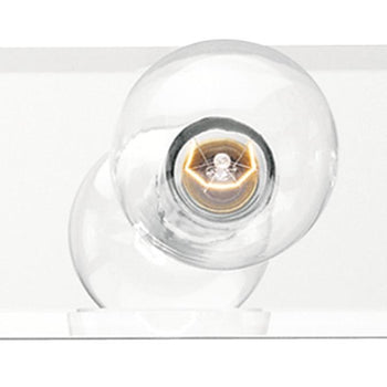 Six-Light Interior Bath Bar, Beveled Mirror