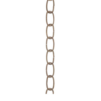 3-Foot 11 Gauge Fixture Chain, Antique Brass Finish