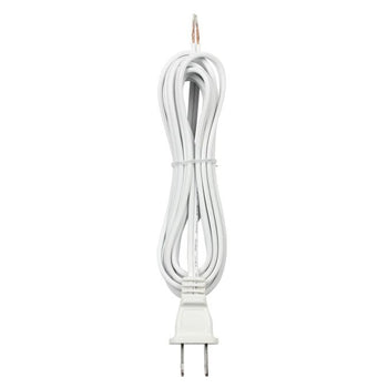 8-Foot Cord Set, White