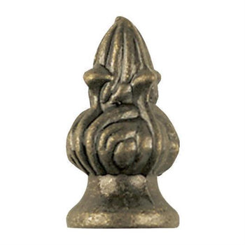 Victorian Lamp Finial, Tiffany Antique Brass Finish
