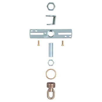 Screw Collar Loop Kit, Antique Brass Finish