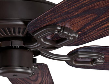 Deacon 52-Inch Five-Blade Indoor/Outdoor Ceiling Fan, Oil Rubbed Bronze Finish