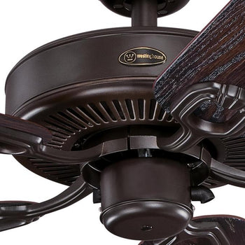 Deacon 52-Inch Five-Blade Indoor/Outdoor Ceiling Fan, Oil Rubbed Bronze Finish