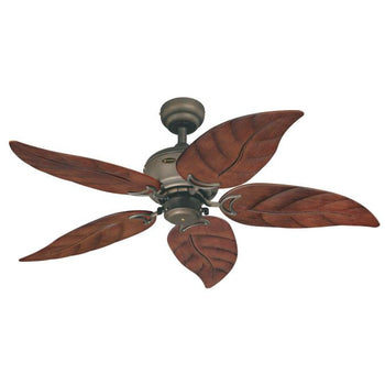 Oasis 48-Inch Five-Blade Indoor/Outdoor Ceiling Fan, Oil Rubbed Bronze Finish with LED Light Fixture