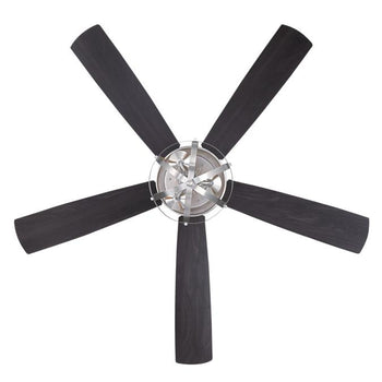 Stella Mira 52-Inch Five-Blade Indoor Ceiling Fan, Brushed Nickel Finish with Dimmable LED Light Fixture, Remote Control Included