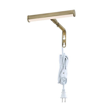 7-Inch 2W Adjustable LED Picture Light, Antique Brass Finish