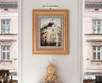 7-Inch 2W Adjustable LED Picture Light, Antique Brass Finish