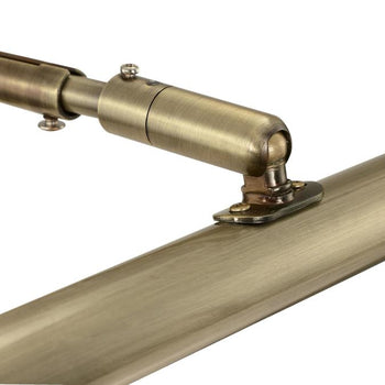 7-Inch 2W Adjustable LED Picture Light, Antique Brass Finish