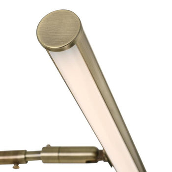 7-Inch 2W Adjustable LED Picture Light, Antique Brass Finish