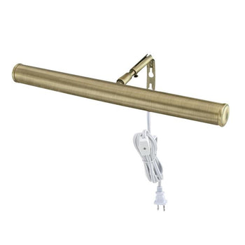 14-Inch Slimline Picture Light, Antique Brass Finish