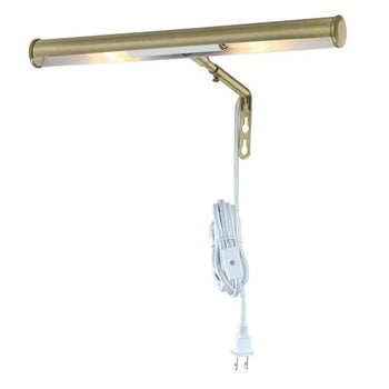 14-Inch Slimline Picture Light, Antique Brass Finish