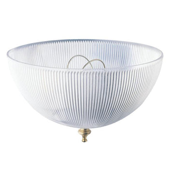 8-Inch Acrylic Prismatic Dome Clip-On Shade