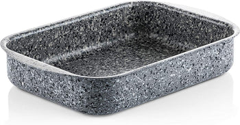 Small Gray Granite Roasting Pan (9.8