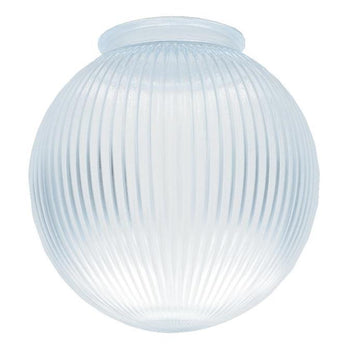 6 3/8-Inch Clear Prismatic Globe, 6-Pack