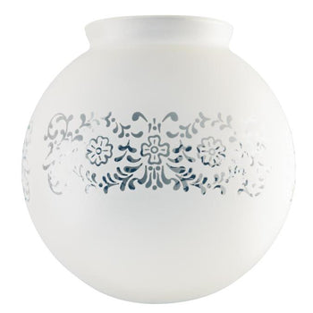 6-Inch Frosted Victorian Globe, 6-Pack