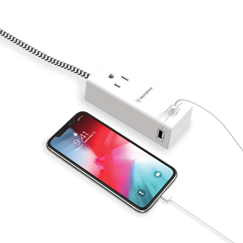USB-C Corded Power Hub 12'Cord