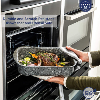 X-Large Gray Granite Roasting Pan (15.7