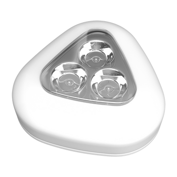 3pk Mini LED Touch Light White