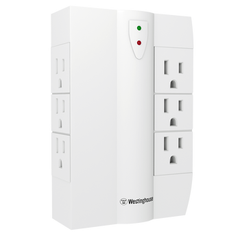 6-Outlet USB Swivel Surge