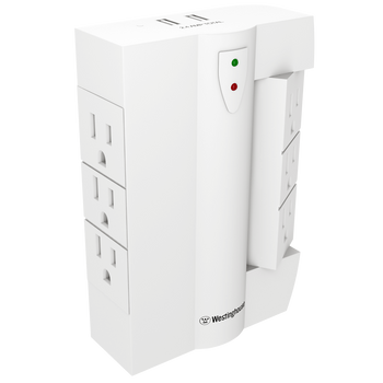 6-Outlet USB Swivel Surge