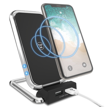 Wireless Qi Desktop USB Hub2.1