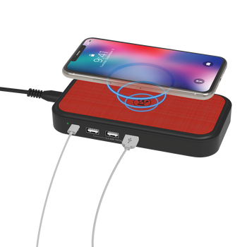 Wireless QI USB-C charging Hub