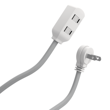 15Ft 3-Outlet Ind Fabric Cord