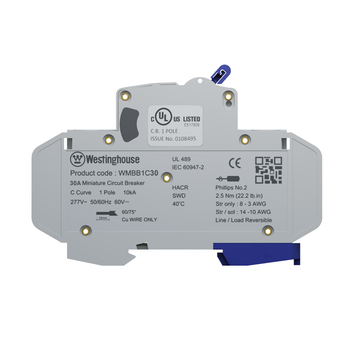 30A Single Pole Miniature Circuit Breaker