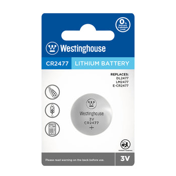 Lithium Button Cell Batteries CR2477-BP1