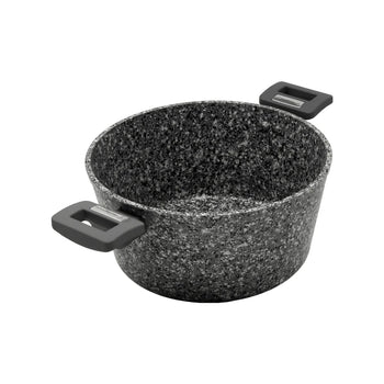 Gray Granite Marble Finish Casserole Pot(9.5