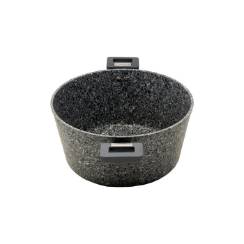 Gray Granite Marble Finish Casserole Pot(9.5