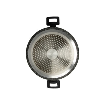 Gray Granite Marble Finish Casserole Pot (11