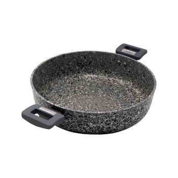 Gray Granite Marble Finish Casserole Pot(12.5