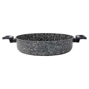Gray Granite Marble Finish Casserole Pot (11